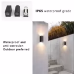 SANDIY Outdoor LED Garden Wall Lamp Up Down Light for House Decor Exterior Patio Porch Garage Gate Balcony Step Waterproof IP65 - Image 7