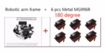 6 DOF Robot Manipulator MG996 Metal Alloy Mechanical Arm Clamp Claw Kit For Arduino Robot DIY Ki for UNO/ESP32 Programmable - Image 9
