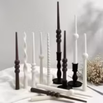 Silicone Mold for Long-Stick Candles DIY Handmade European-Style Wavy Twisted Long Candle Molds and Scented Candle Making Mould