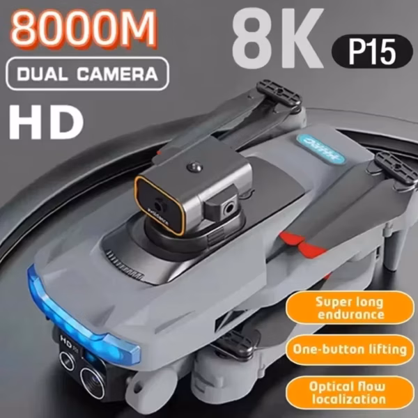 P15 Drone 4K Professional Camera 8K GPS HD Aerial Photography Dual-Camera Omnidirectional Obstacle Avoidance Drone