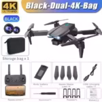 E99Pro HD Drone. 4K dual WiFi FPV, obstacle avoidance. Professional quadcopter for aerial photography. - Image 4
