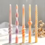 Silicone Mold for Long-Stick Candles DIY Handmade European-Style Wavy Twisted Long Candle Molds and Scented Candle Making Mould - Image 5