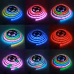 Ws2812B Rgbic Led Strip Light 5V Usb Wall Room Rgb String Tape Remote App Bluetooth Control 1-30M Adressable Ribbon Lamp Diode - Image 3