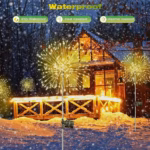 Outdoor LED Solar Firework Lights Garden Decoration Fairy Lights Waterproof Dandelion Lawn Lamp for Garden Landscape Lawn Decor - Image 6