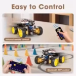ACEBOTT Robotics Kit Smart Robot Car Kit Compatible with Arduino & Scratch STEM Toys Coding Robot Kit with App Control STEM Gift - Image 5