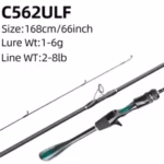 FISHINGFANS ORCA CARBON BLANK 5' 5'6'' 6' UL POWER SOLID TIP ULTRALIGHT POWER SENSITIVE CRAPPIE River Freshwater FISHING ROD - Image 7