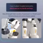 Smart Programming Humanoid Gesture Sensing Remote Control Robot 2.4G Joint Mobility Breathing Light Recording Function RC Robot - Image 4