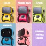 Toy Robot Intelligent Robots Russian & English & Spanish Version Voice & Touch control Toys Interactive Educational RC Robot - Image 7