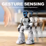 2.4G AI Smart Delivery Robot Gesture Voice Control Recording Programming LED Dancing Robot Christmas Toy Gift for Children - Image 4