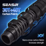 Seasir Riveria BFS Ultralight Spining Baitcasting Fishing Rod ,FUJI O Ceramic Guide Rings ,30T+40T Carbon Fabric ,1.5M-1.98M UL - Image 2