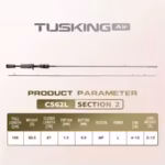 Cylius Tusking Air Ultra-light BFs Stream Fishing Rod Spiral Cross Carbon Fast Action Spinning Casting Bass Pike Fishing Rod - Image 5