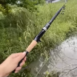 Telescopic Lure Rod 1.5M 1.8M 2.1M 2.4M Carbon Spinning Rod Baitcasting Fishing Pole 8g-25g Wooden Handle Casting Fishing Tackle - Image 5
