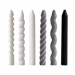 New DIY Long Rod Silicone Candle Mold Handmade Aroma Candle Geometric Stripes Twist Spiral Long Pole Daily Candle Making Supplie - Image 6