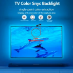 PC/TV Led Backlight RGBIC LED Strip Light with Color Picking Sensor App Control Music Sync Smart RGB Light for Gaming Atmosphere - Image 3