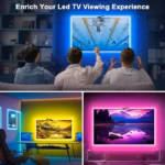 PC/TV Led Backlight RGBIC LED Strip Light with Color Picking Sensor App Control Music Sync Smart RGB Light for Gaming Atmosphere - Image 2