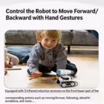 RC Robot Toy Gesture Sensing AI Interactive Robot Programmable Electric Robot with Walkie Talkie Companion Toy for Boys - Image 6