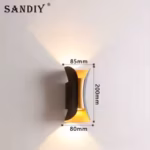 SANDIY Outdoor LED Garden Wall Lamp Up Down Light for House Decor Exterior Patio Porch Garage Gate Balcony Step Waterproof IP65 - Image 6