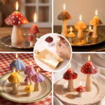 Mushroom Silicone Molds for Candles DIY Handmade Soy Wax Candle Mould Home Ornaments - Image 5
