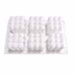 6-cavity Large Bubble Silicone Candle Mold Mousse Cake Chocolate Mold Aromatherapy Soap Candle Home Decor Candle Making Supplies - Image 4