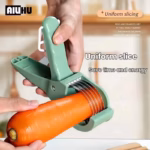 1Pc Kitchen Tools Stainless Steel Vegetable and Fruit Slicer Multi Functional Salad Slicer Kitchen Accessories