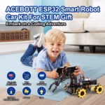 ACEBOTT 5 DOF Smart Robot Arm Car Kit and 4 DOF ESP32 Programmable Robotic for Arduino STEM Educational DIY Robot Arm Kit - Image 6