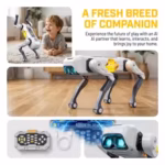 AI Smart Robot Dog, Voice & APP Control, Programming, Dancing, Singing, 1200mAh Battery for Kids Gift & Companion - Image 2