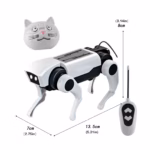 Rc Robot Children's Remote Control Mechanical Dog Toy Science Teaching Diy Assembling Model Electric Set Toys for Boys Kids Gift - Image 4