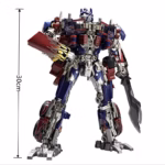 30CM Transformation Optimus Prime Bumblebee Megatron Black Gold Robot Toy Alloy Star Commander Truck Car Toy Action Figure Gift - Image 3
