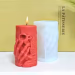Dark-Themed Skeleton Hand 3D Silicone Candle Mold - HDark-Themed Skeleton Hand 3D Silicone Candle Mold - High-Precision Tool for Candle and Aromatherapy Diy, Reusable Gothic Styleigh-Precision Tool for Candle and Aromatherapy Diy, Reusable Gothic Style - Image 5