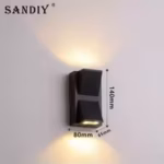 SANDIY Outdoor LED Garden Wall Lamp Up Down Light for House Decor Exterior Patio Porch Garage Gate Balcony Step Waterproof IP65 - Image 5