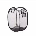 Mesh Pop-up Laundry Basket, Laundry Basket, Foldable Dirty Clothes Storage Basket, Large Capacity Storage Basket - Image 2