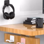 Universal Wall Mounted Headphone Stand Gaming Controller Holder Headset Display Rack Under Desk Hanger Hook For Earphone Bracket - Image 4