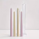 1pc/2pcs Taper Candle Mold Soywax Acrylic Pillar Mould DIY Plastic Candle Stick Holder Church Candle Making Tool Home Decor - Image 4