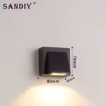 SANDIY Outdoor LED Garden Wall Lamp Up Down Light for House Decor Exterior Patio Porch Garage Gate Balcony Step Waterproof IP65 - Image 9