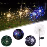 Outdoor LED Solar Firework Lights Garden Decoration Fairy Lights Waterproof Dandelion Lawn Lamp for Garden Landscape Lawn Decor - Image 4