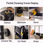 Electric Scrubber Brush Drill Brush Kit Power Drills Scrubber Brush For Carpet Glass Car Tires Nylon Brushes 2/3.5/4'' - Image 2