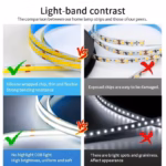 LED COB Light Strip Touch Dimmer Flexible Diode Tape 5V USB Linear Indoor Lighting Lamp Room DIY TV Mirror Backlight Wall Decor - Image 3