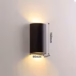 SANDIY Outdoor LED Garden Wall Lamp Up Down Light for House Decor Exterior Patio Porch Garage Gate Balcony Step Waterproof IP65 - Image 2