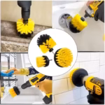 Electric Scrubber Brush Drill Brush Kit Power Drills Scrubber Brush For Carpet Glass Car Tires Nylon Brushes 2/3.5/4'' - Image 4