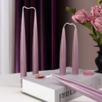Double Pointed Column Candle Acrylic Mould Connect Cylinder Candle Holder Plastic Moldwedding Decor Home Candlestick Making Tool - Image 5