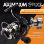 Rooblinos HE Spinning Reels Ultralight Metal 5.2:1 Gear Ratio 1000-7000 Saltwater Or Freshwater Big Max Drag Fishing Reels - Image 3