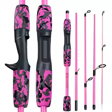 Seb0de2bf86b2450886cfb30185bab66aM.jpg_220x220q75.jpg_ Sougayilang 5 Section Spinning Casting Rods 1.7m Ultralight Weight Carbon Fiber Fishing Rod for Travel Freshwater Fishing Pesca - Image 1