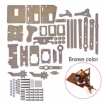 SG90 4 Dof Unassembly Acrylic Mechanical Robot Manipulator Claw For Arduino Robot Arm DIY Kit UNO Programmable Robot Starter Kit - Image 7
