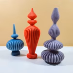 8-36cm Large Vase shaped candle silicone mold Striped Roman column candle silicone mold table lamp shaped resin mold Gypsum mold - Image 6