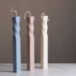 Twist Pillar Acrylic Candle Mould Geometry Spiral Taper Column Plastic Mold DIY Scented Candle Stick Holder Wedding Party Decor - Image 5