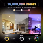 Tuya E27 E14 GU10 Bulb WIFI Zigbee Bluetooth,Dimmable Smart LED Lamp 2700-6500K RGB,LED Light Bulb Work With Alexa Amazon Google - Image 2