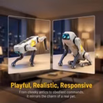 AI Smart Robot Dog, Voice & APP Control, Programming, Dancing, Singing, 1200mAh Battery for Kids Gift & Companion - Image 4