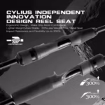 Cylius Tusking Air Ultra-light BFs Stream Fishing Rod Spiral Cross Carbon Fast Action Spinning Casting Bass Pike Fishing Rod - Image 4