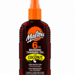 Malibu Sun Bronzing Fast Tanning Oil with Beta Carotene, Hydrating Bronzing Body Oil with Tropical Coconut Fragrance, Water Resistant, 200ml