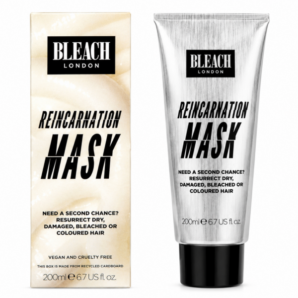 Bleach London Reincarnation Hair Mask for Dry, Damaged, Bleached or Coloured Hair, Bond-Restoring Protein Hair Treatment Repairs and Hydrates Hair with...